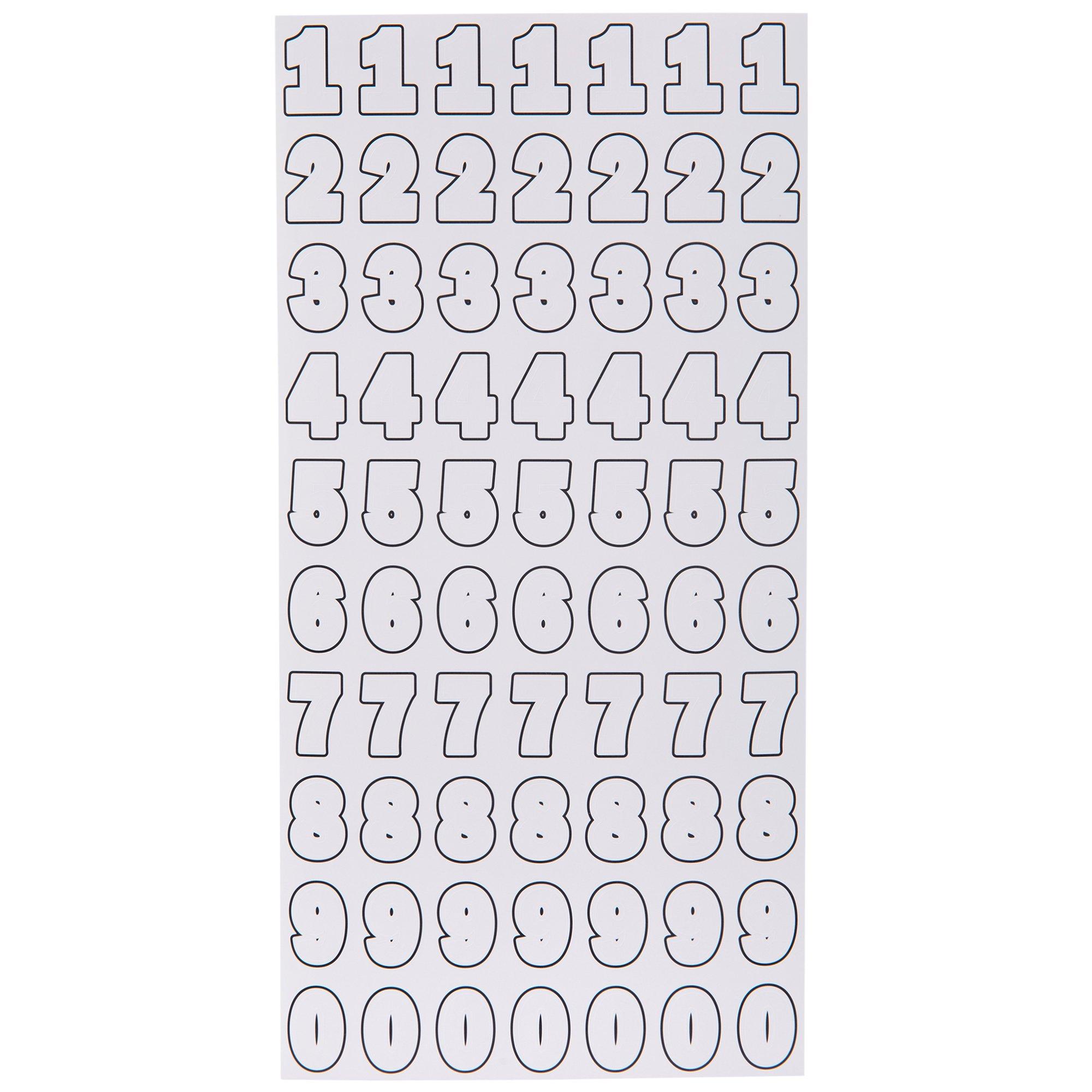 Franklin Number Stickers Hobby Lobby 1902170