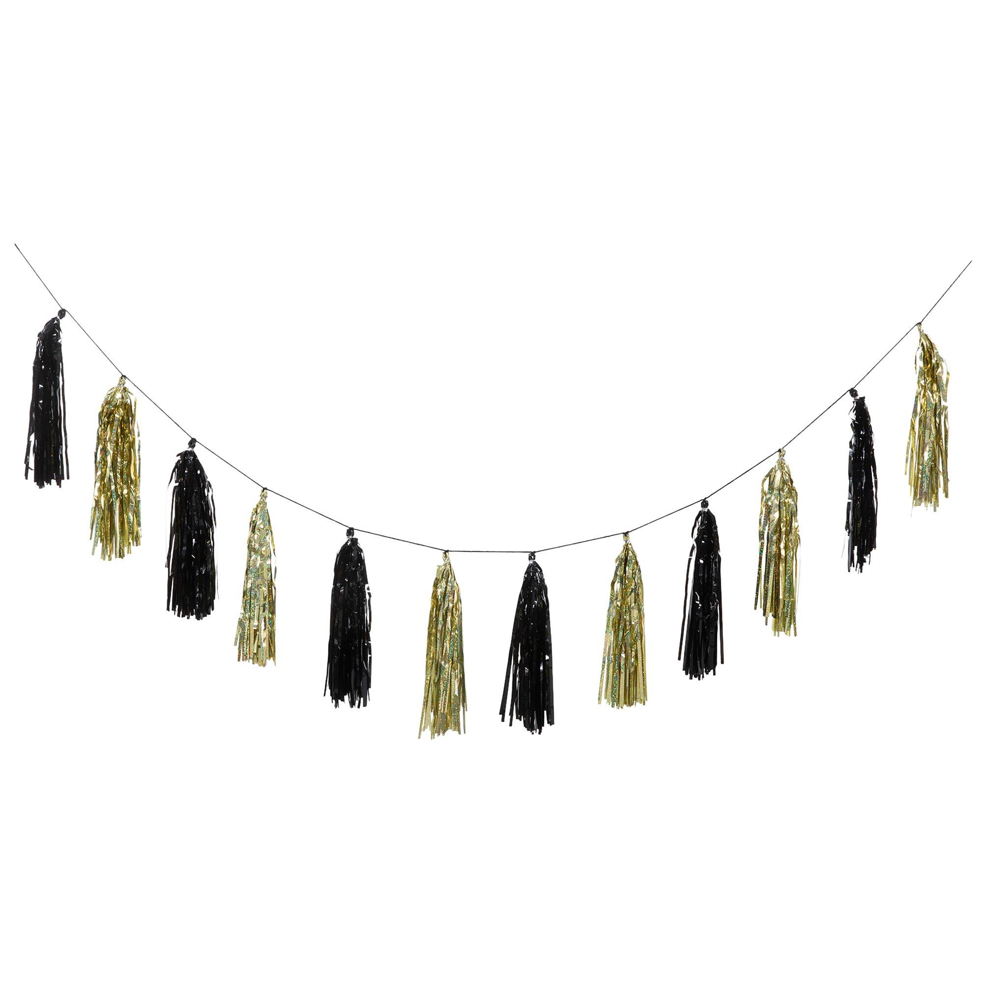 Black & Gold Tassel Garland Hobby Lobby 1902238