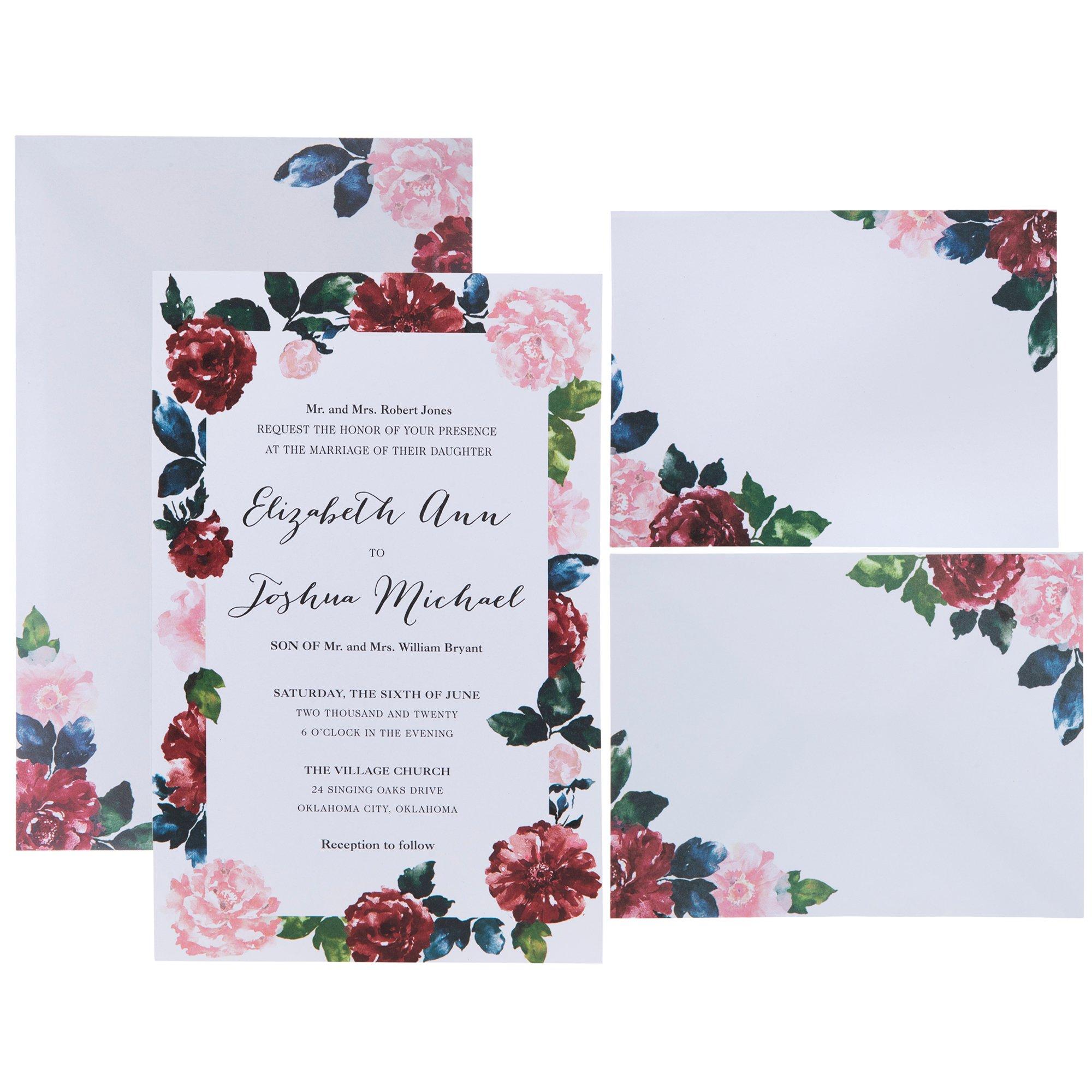 Hobby lobby wedding invitation templates sale