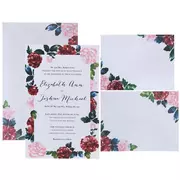 Floral Frame Wedding Invitations