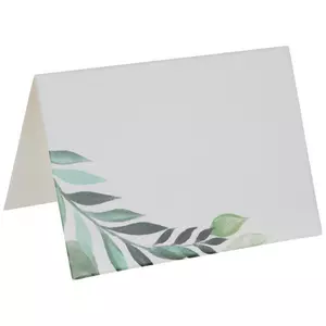 Green Leaves Place Cards