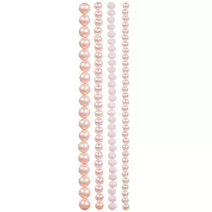 Pink Mixed Glass Bead Strands