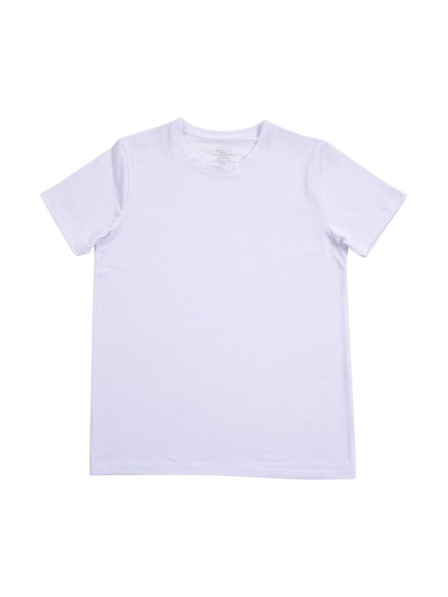 White Adult Crew Neck T-Shirt for Sublimation