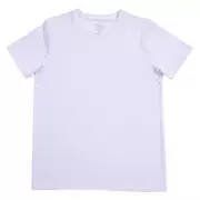 White Adult Crew Neck T-Shirt for Sublimation