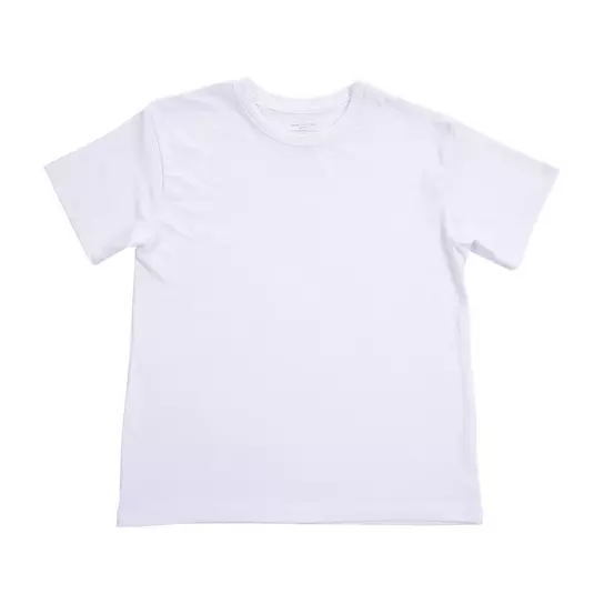 White Youth Crew Neck T-Shirt for Sublimation | Hobby Lobby | 1904143