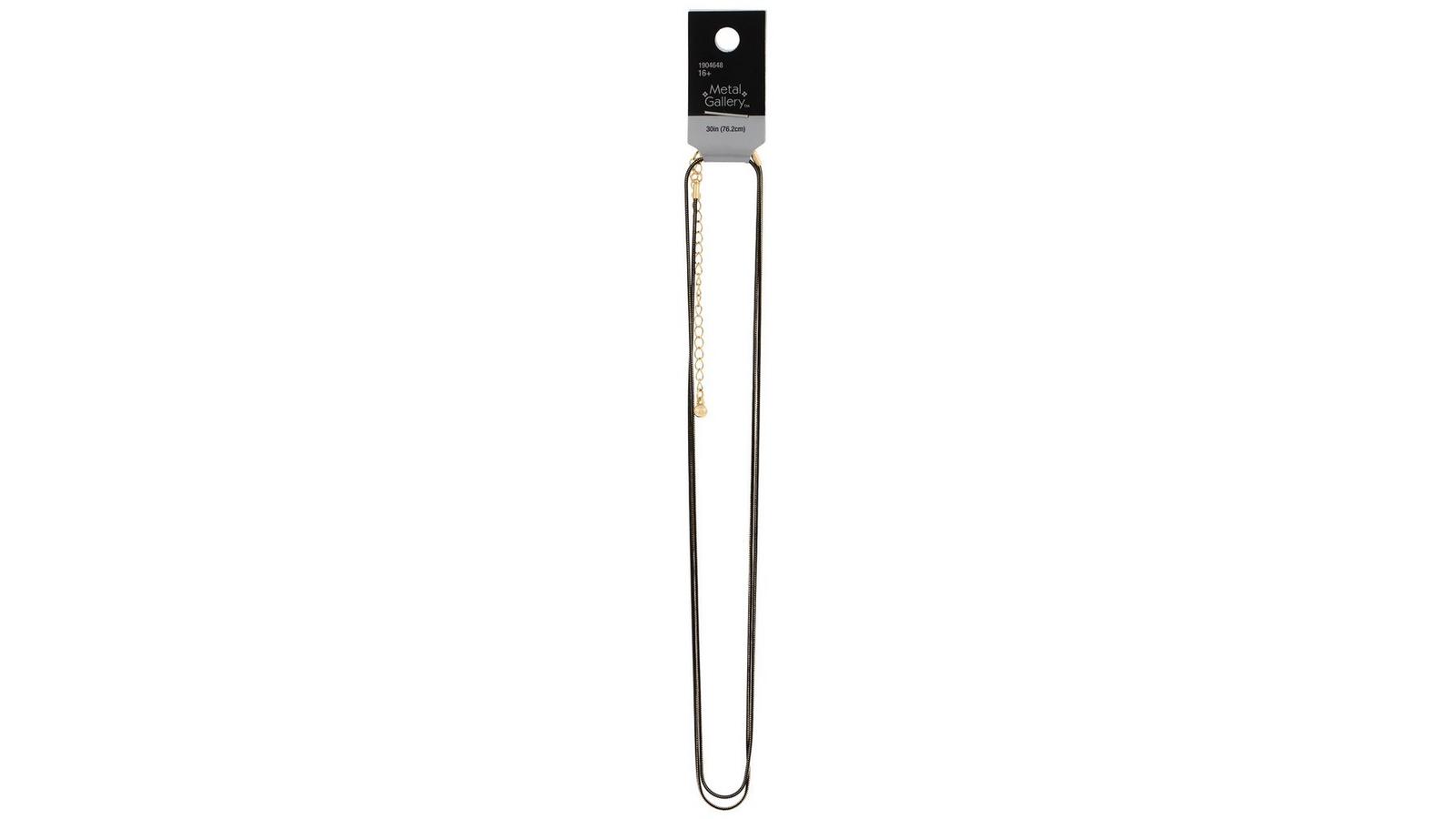 【Hei】thin snake necklace★送料・関税込★2色 Two-Tone Snake Chain Necklace | Hobby Lobby | 1904648