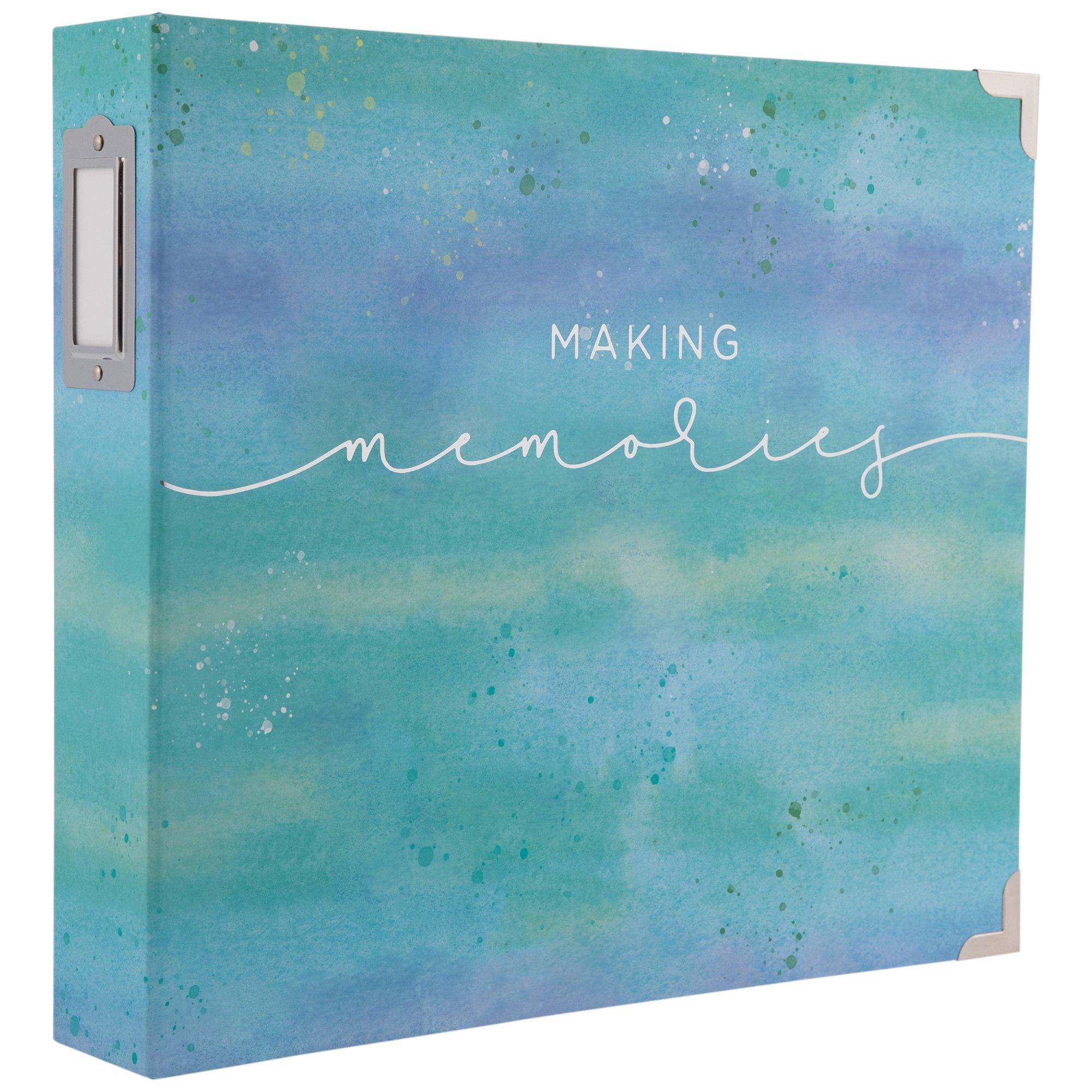 Making Memories Watercolor 3Ring Scrapbook Album 12" x 12" Hobby