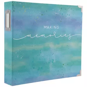 Making Memories Watercolor 3-Ring Scrapbook Album - 12" x 12"