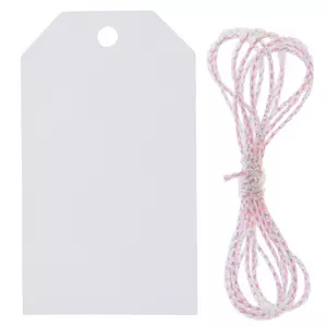 White String Tags
