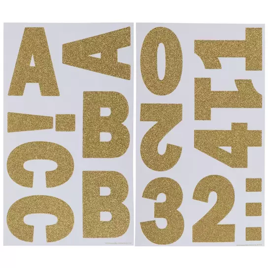 Alphabet Stickers, Hobby Lobby