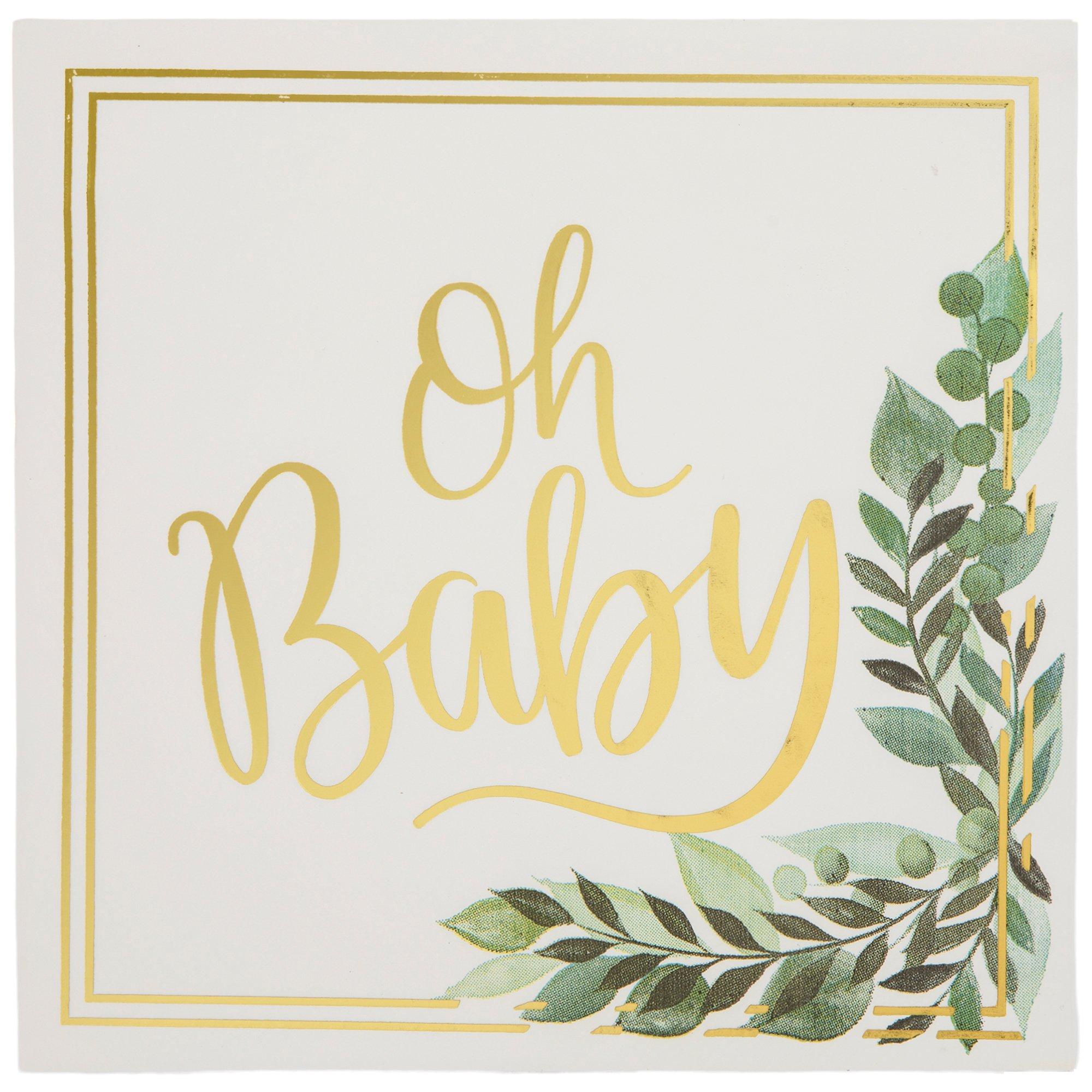 Oh Baby Gold Foil Napkins Hobby Lobby 1910611