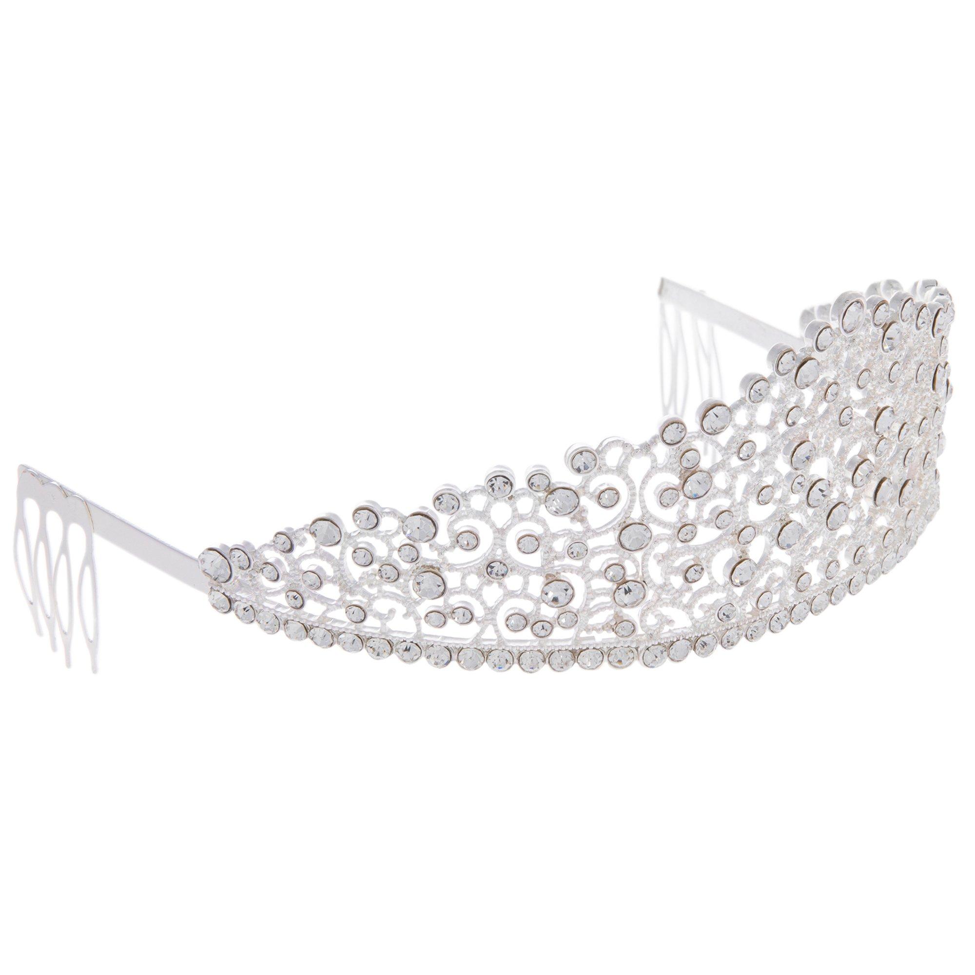 Silver Rhinestone Metal Tiara Hobby Lobby 1912740