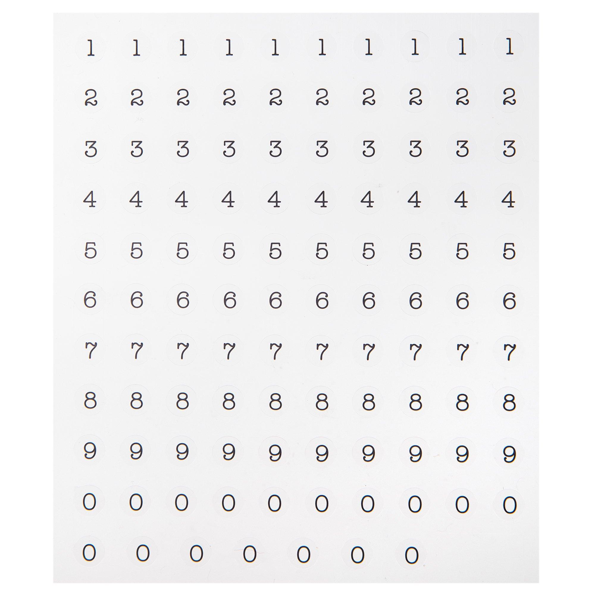 Typewriter Number Stickers Hobby Lobby 1913169