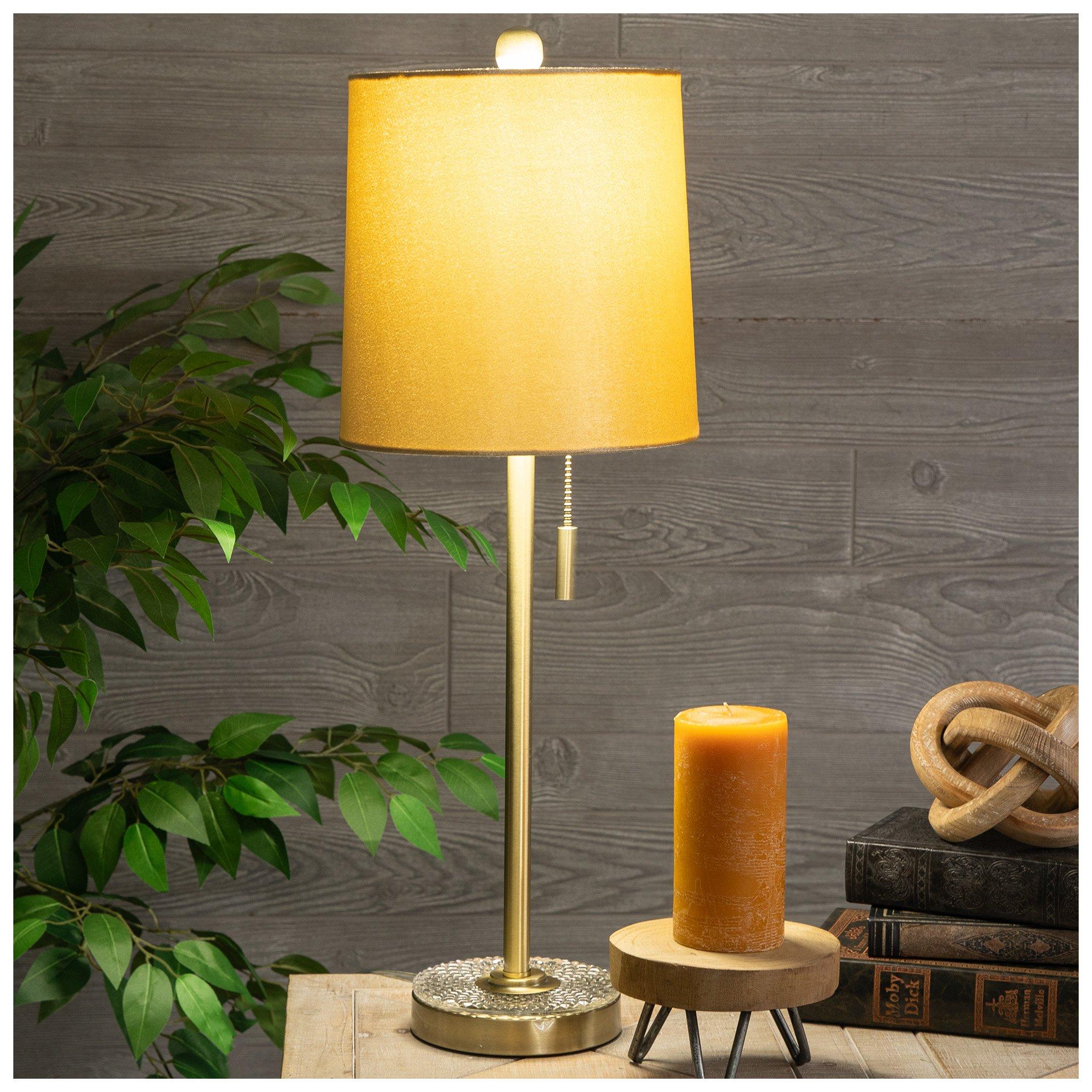 Green & Gold Art Deco Buffet Table Lamp With Velvet Shade | Hobby Lobby ...