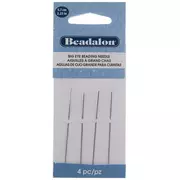 Beadsmith 5 inch Big Eye Beading Needles (Set of 4) - Easy Needle to Thread