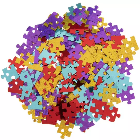 Assorted Puzzle Pieces