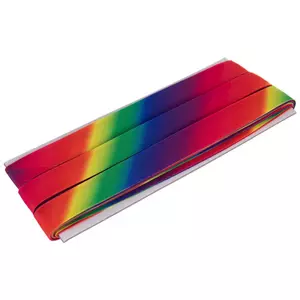 Rainbow Extra Wide Double Fold Bias Tape