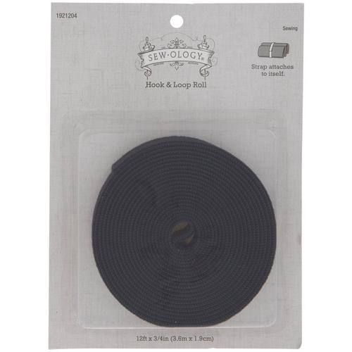 Black Hook & Loop Roll - 3/4"