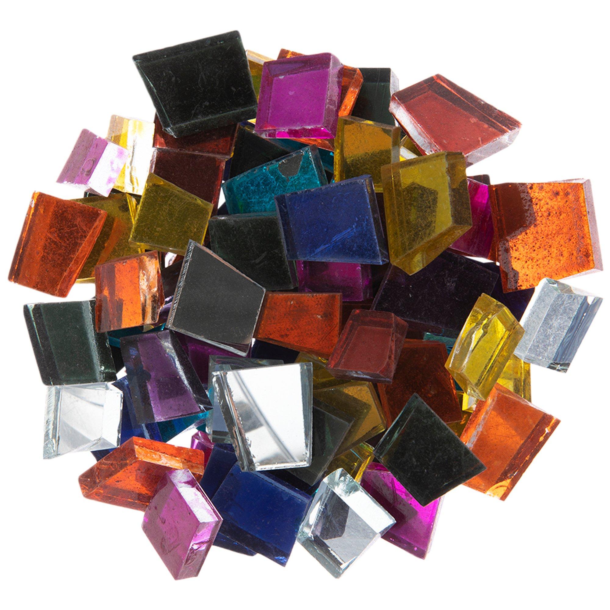 Assorted Mirrors Crafter's Cut Mosaic Tiles .5lb