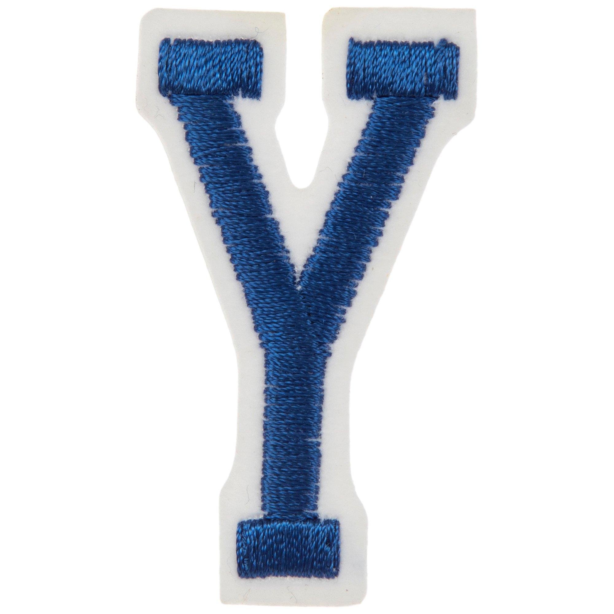 Embroidered Junior Varsity Letter Iron-On Patch