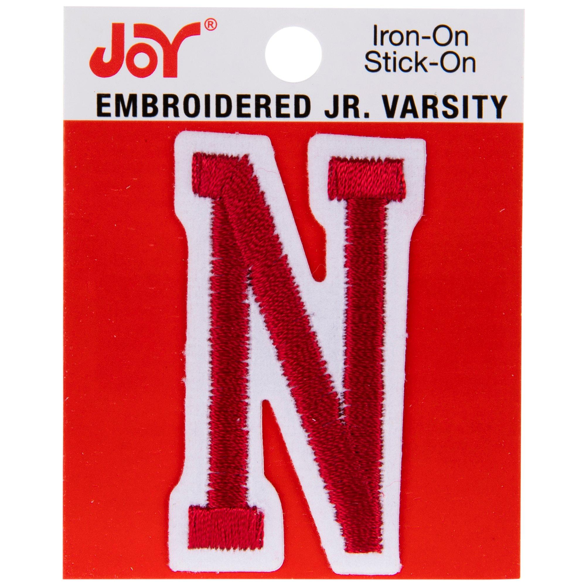 Junior Varsity Letter IronOn Patch 2" Hobby Lobby 1923556