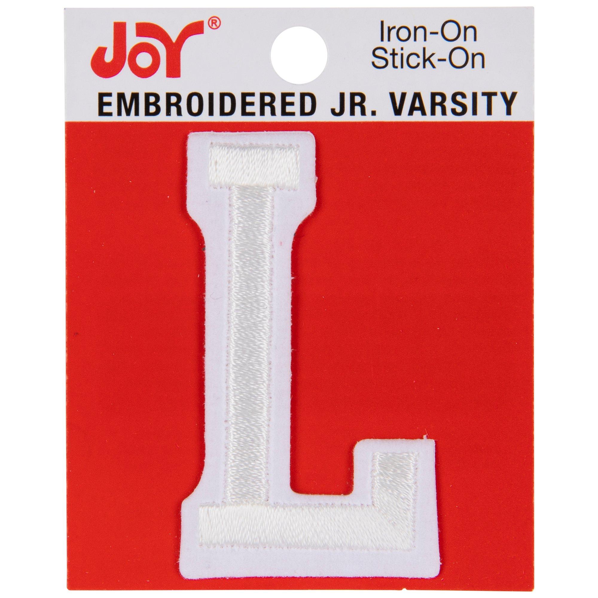 Junior Varsity Letter IronOn Patch 2" Hobby Lobby 1924109