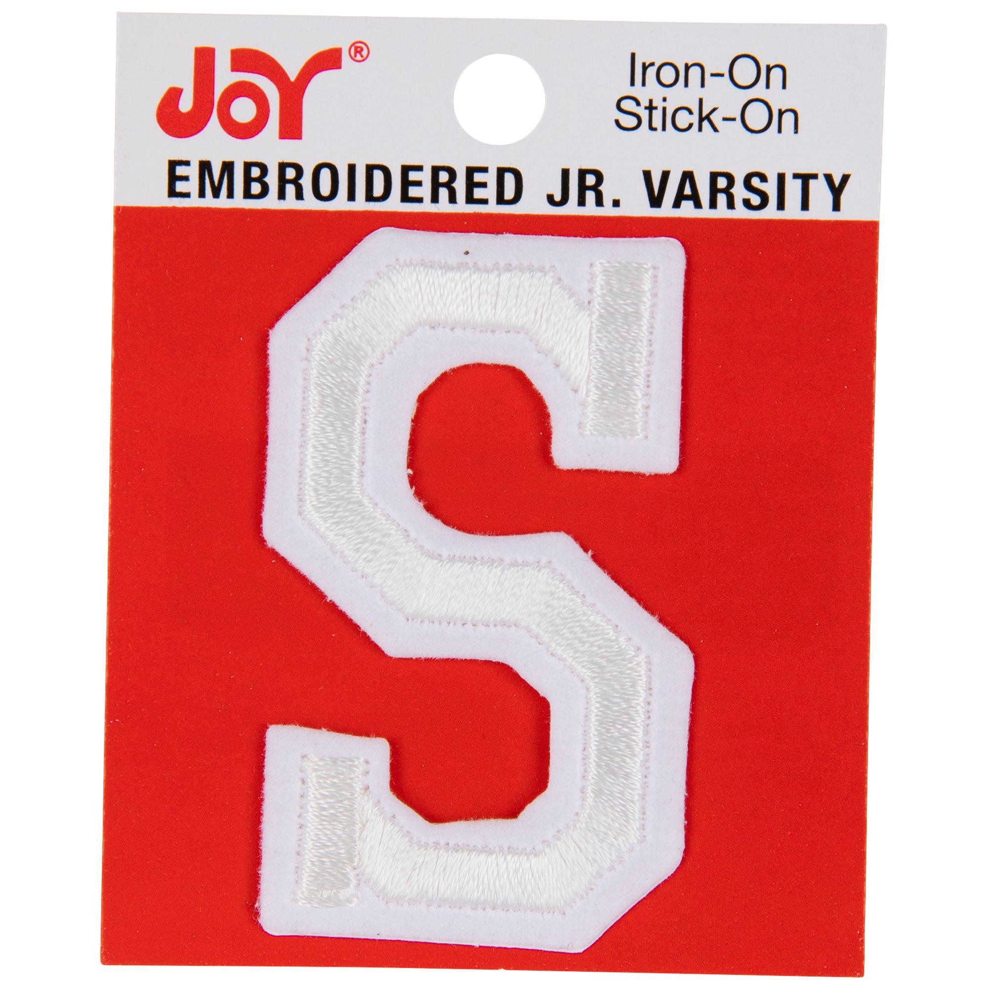 Junior Varsity Letter IronOn Patch 2" Hobby Lobby 1924166
