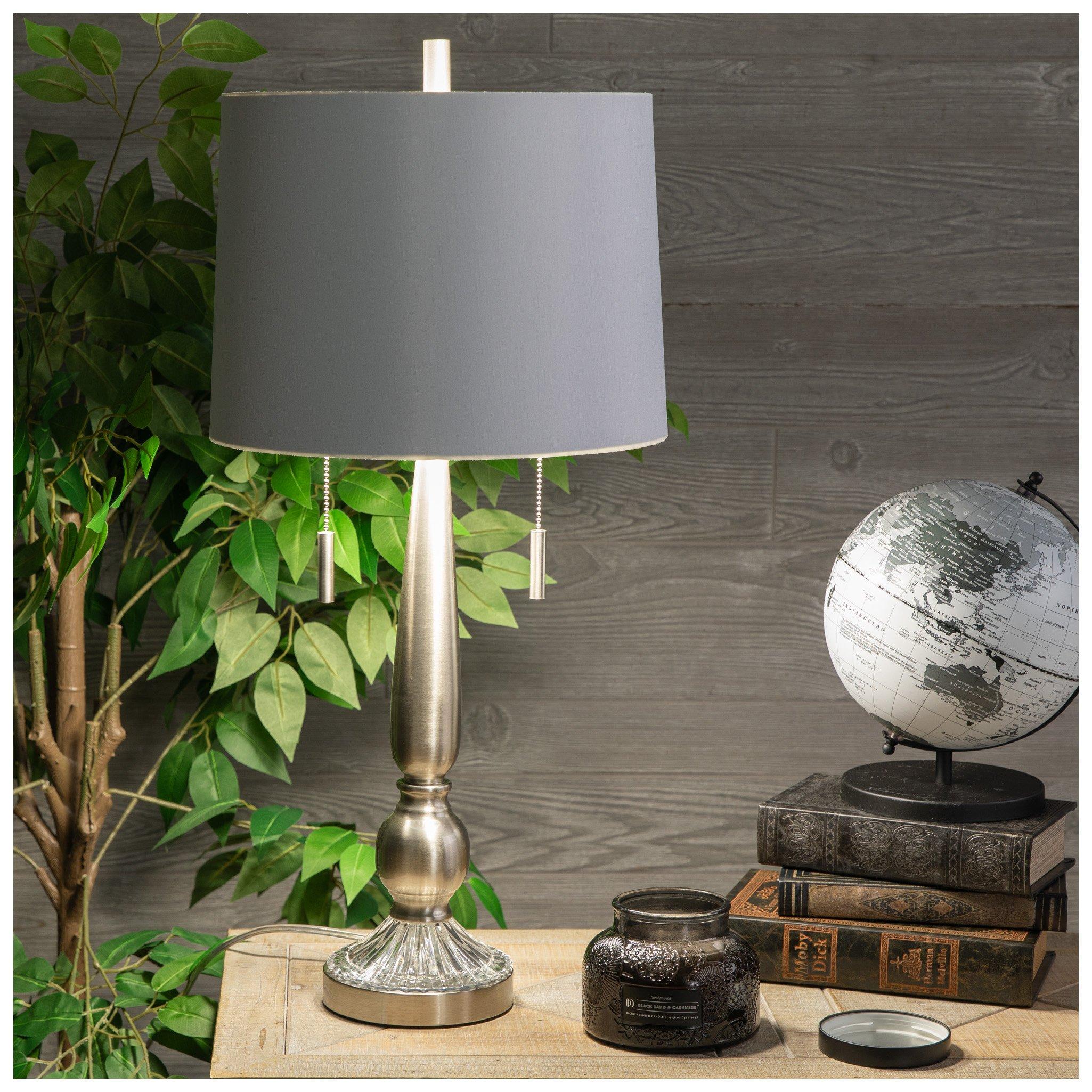 Brushed Steel Finial Lamp Hobby Lobby 1926146