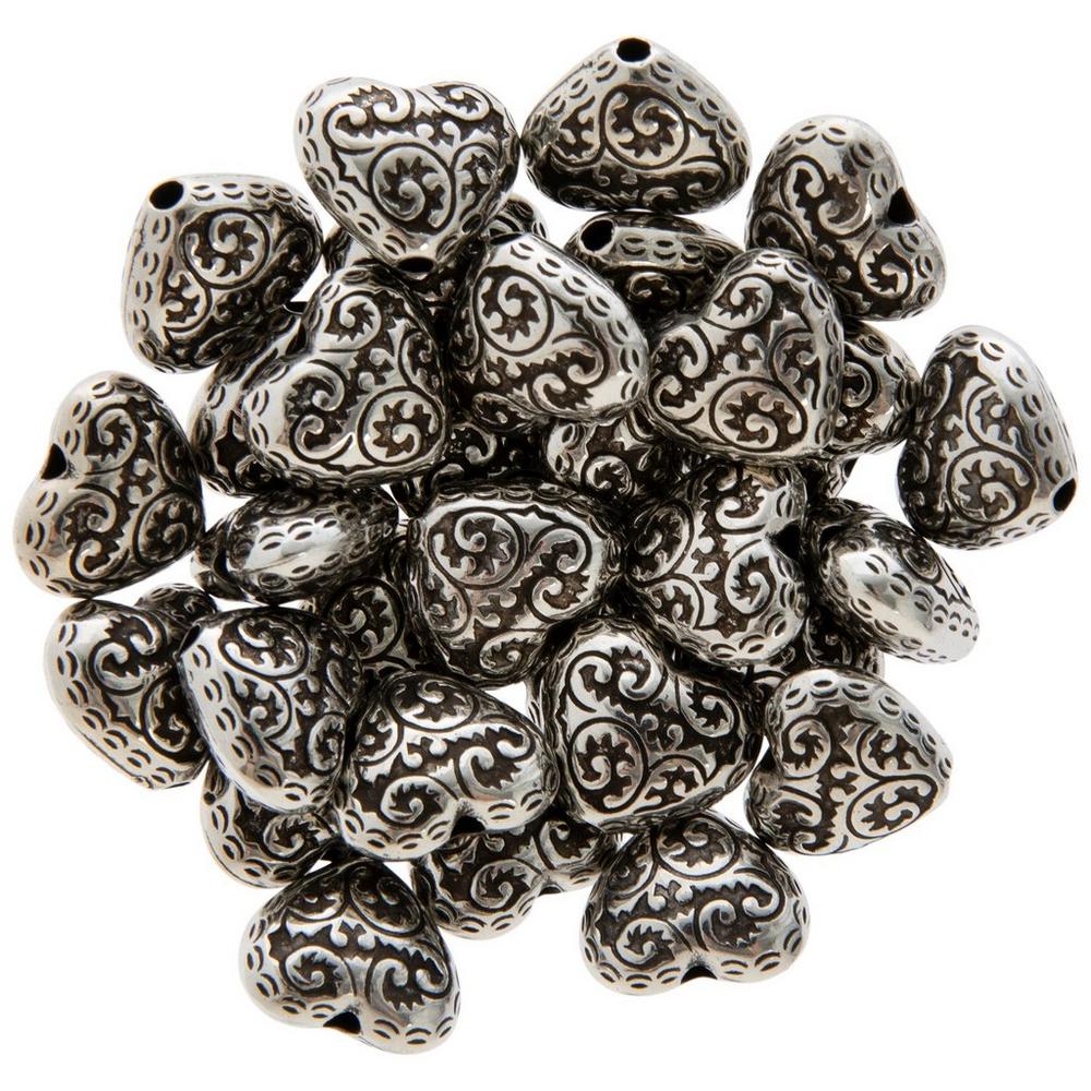 Carved Heart Beads | Hobby Lobby | 192625