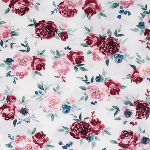 Watercolor Floral Knit Fabric