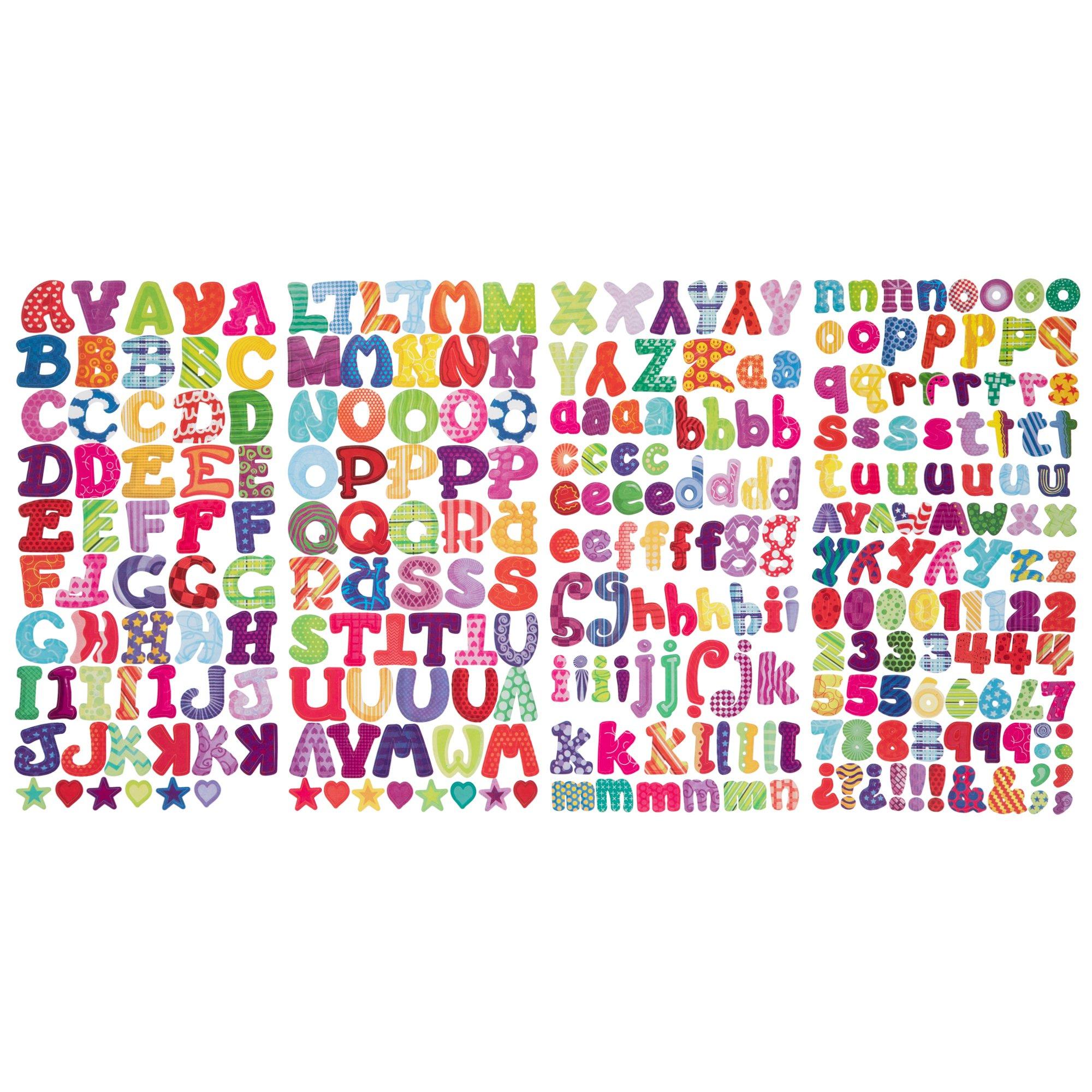 Patterned Alphabet Stickers Hobby Lobby 192732