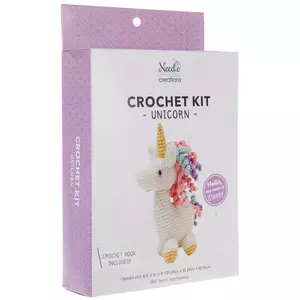 CROCHET BOX Crochet Kit for Beginners: Cow Crochet Kit, Including  Step-by-Step Video Tutorials, Instruction, Hook, Accessories, Surprise  Birthday Gift
