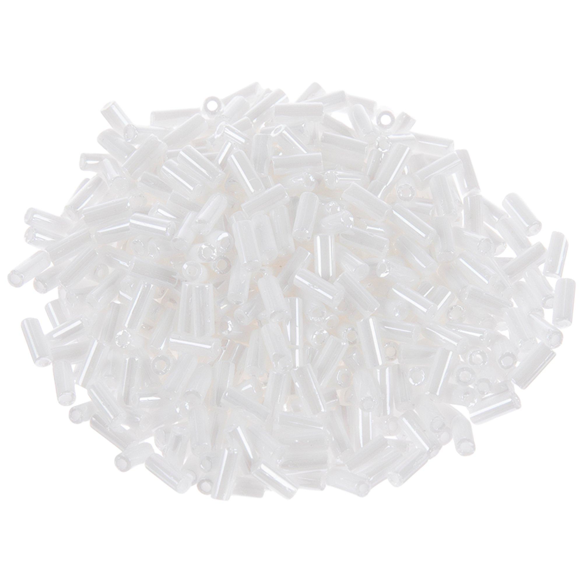 Czech Glass Straight Bugle Beads