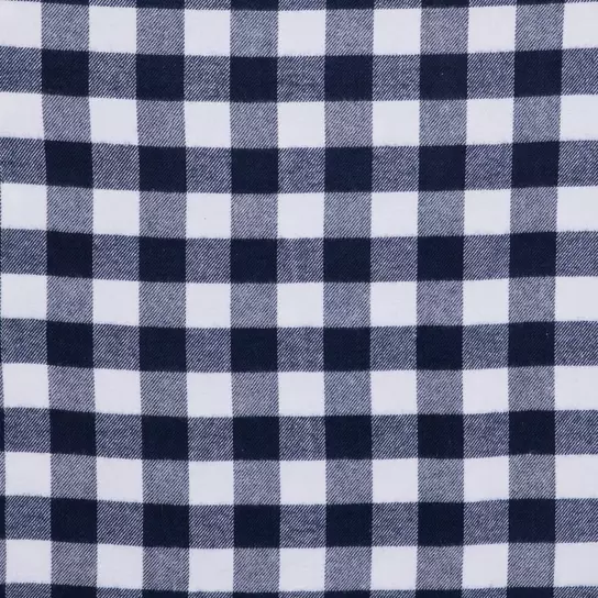 Blue & White Tartan Flannel Fabric, Hobby Lobby