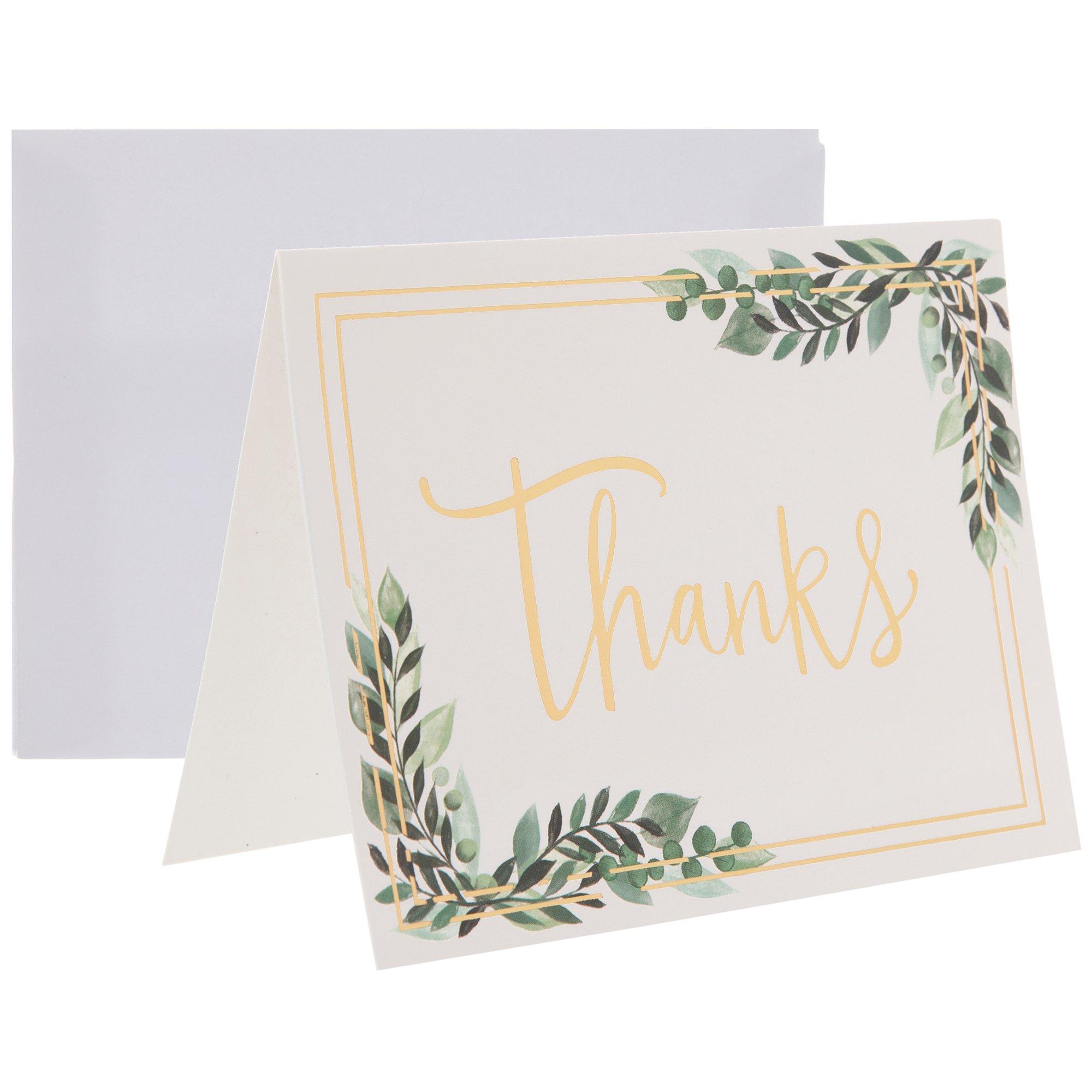 Green & Gold Thank You Cards Hobby Lobby 1929298