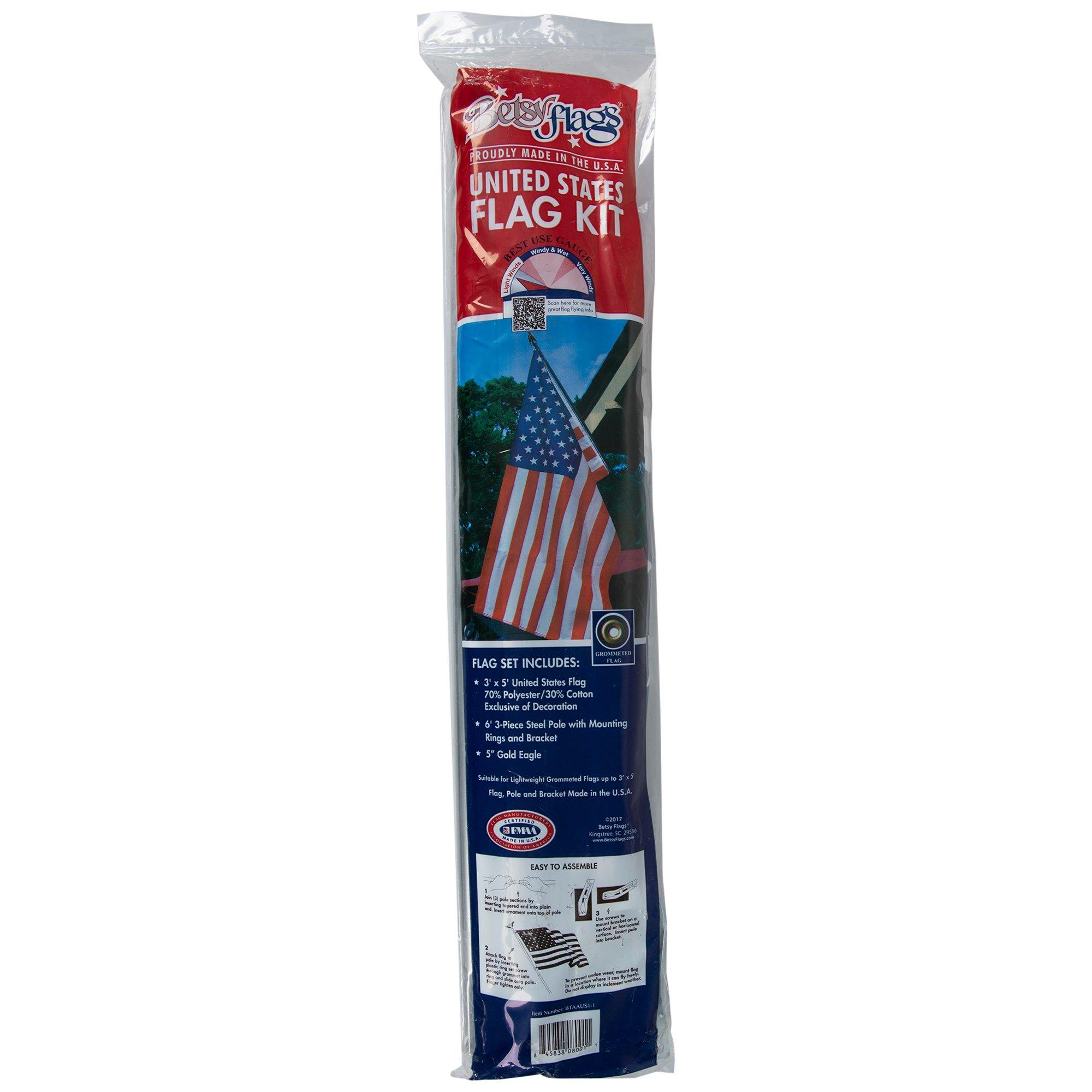 thumbnail image 2 of SW Replicas HO Scale Kit: 4x USA Flag With Flag Pole – Unassembled – 230-1000 2 of 5