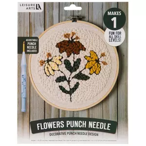  Feltsky Rainbow Punch Needle Kit for Beginners, Including 8  INCH Hoop, Pattern, Cotton Threads, Punch Needles, Needle Threader,  Instruction : Arts, Crafts & Sewing