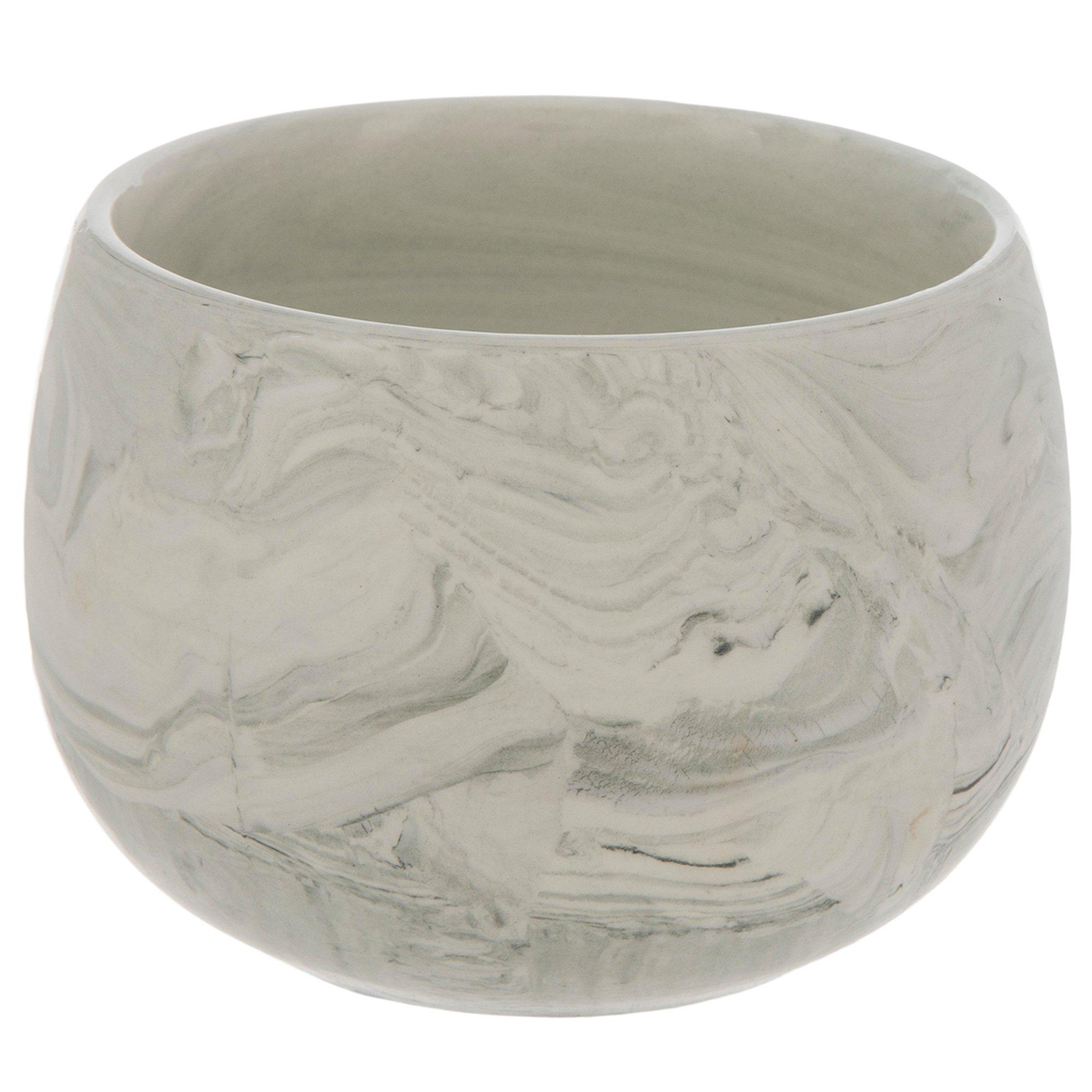 White & Black Marble Flower Pot | Hobby Lobby | 1932128
