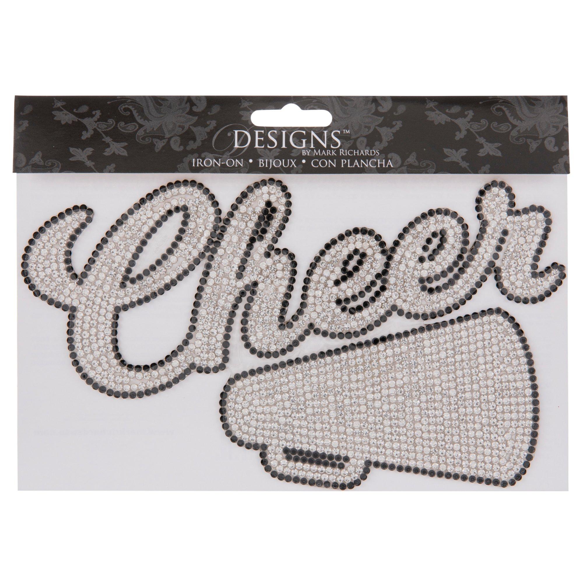 4.4 BLUEY iron on rhinestone transfer applique patch