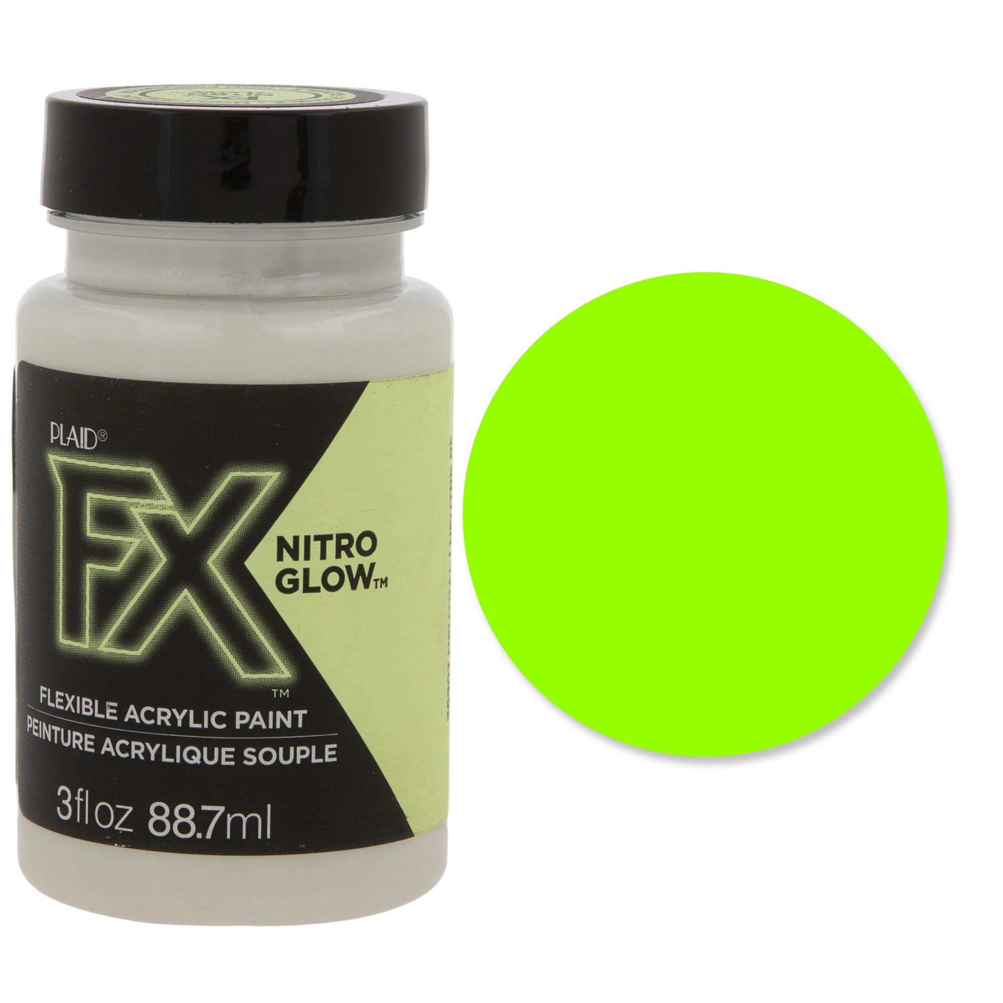 Plaid FX Nitro Glow Acrylic Cosplay Paint Hobby Lobby 1933498