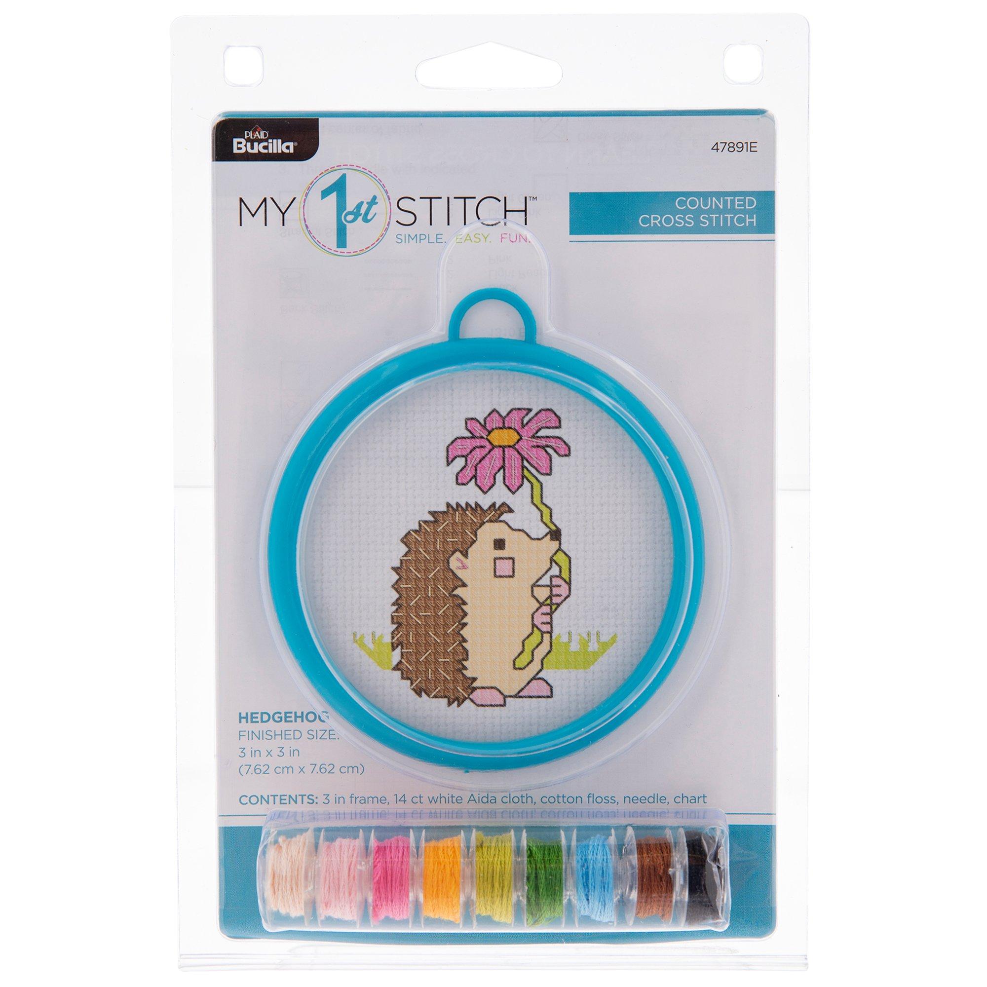Hedgehog Mini Counted Cross Stitch Kit Hobby Lobby 1933795