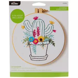 Cactus Bloom Embroidery Kit