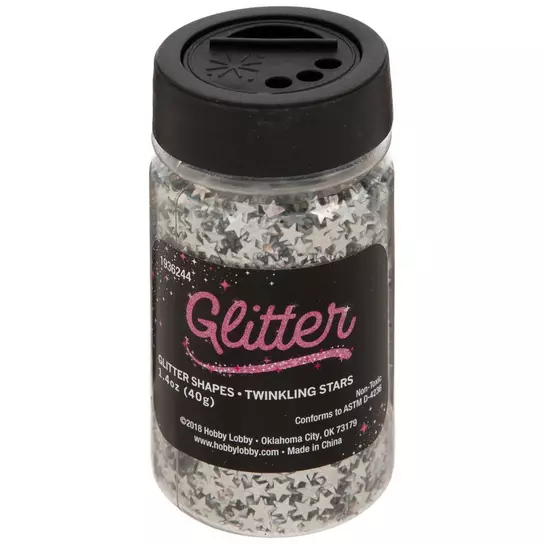 Glitter Pom Poms, Hobby Lobby, 593236
