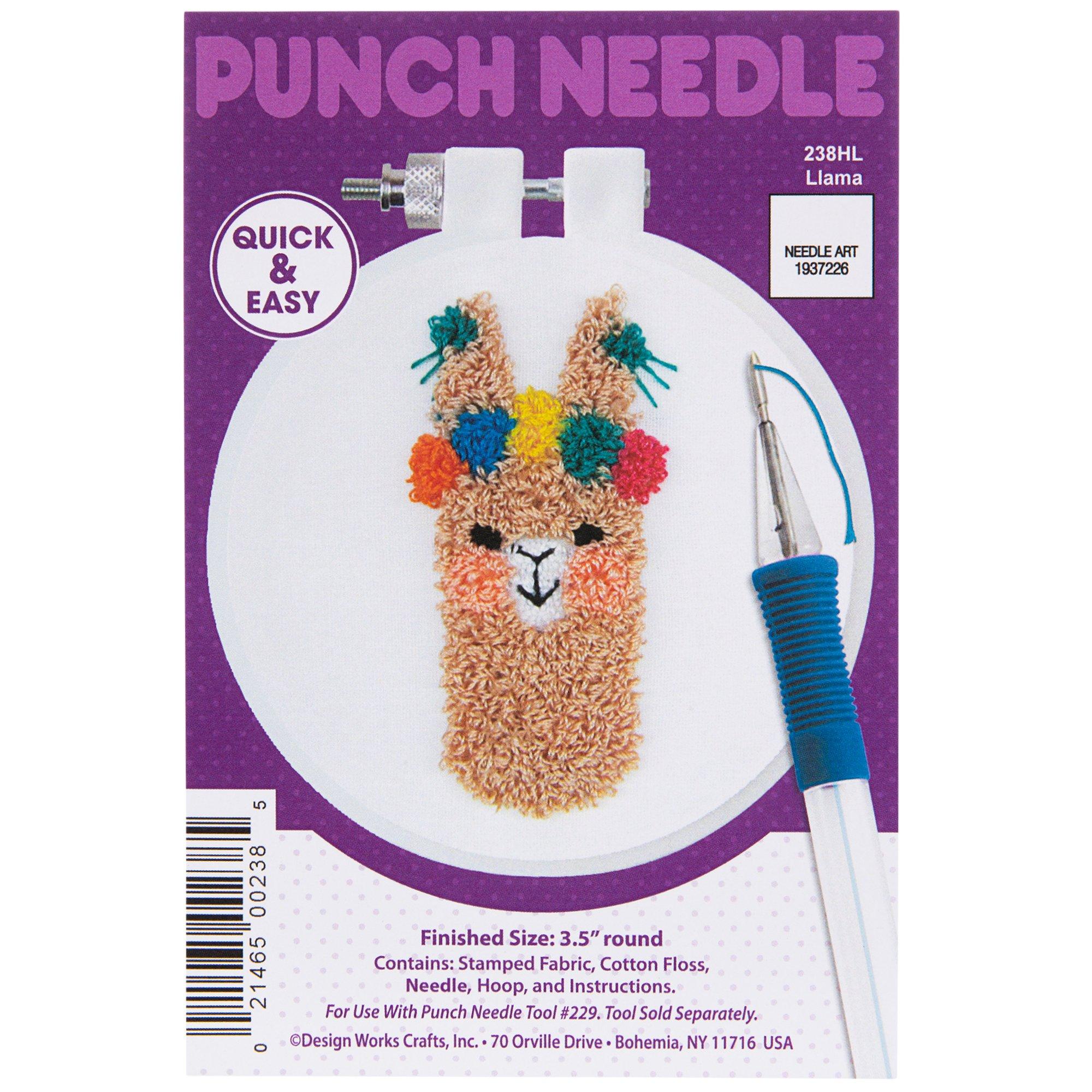 Beginner Punch Needle Kit: Candy Cane