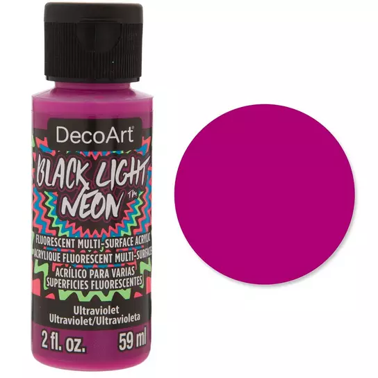12 Pc Box Flourescent Pink Markal B Paintstiks Glow UV Black Light