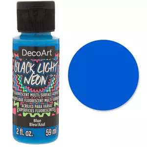 Decoart Black Light Neon Acrylic Paint Pack 6/Pkg