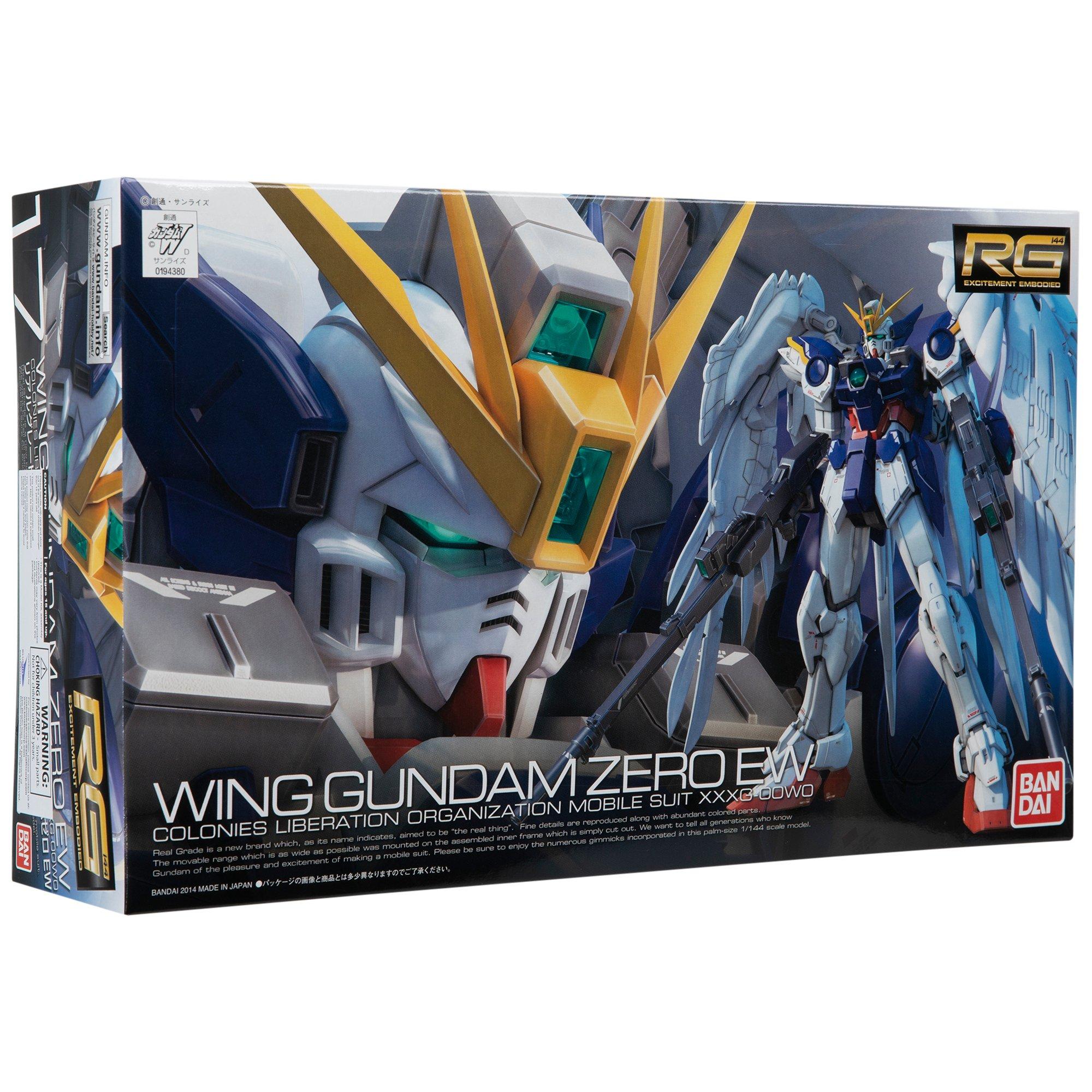 BANDAI - GUNPLA - RG 1/144 Scale - Wing Gundam - Model Kit.