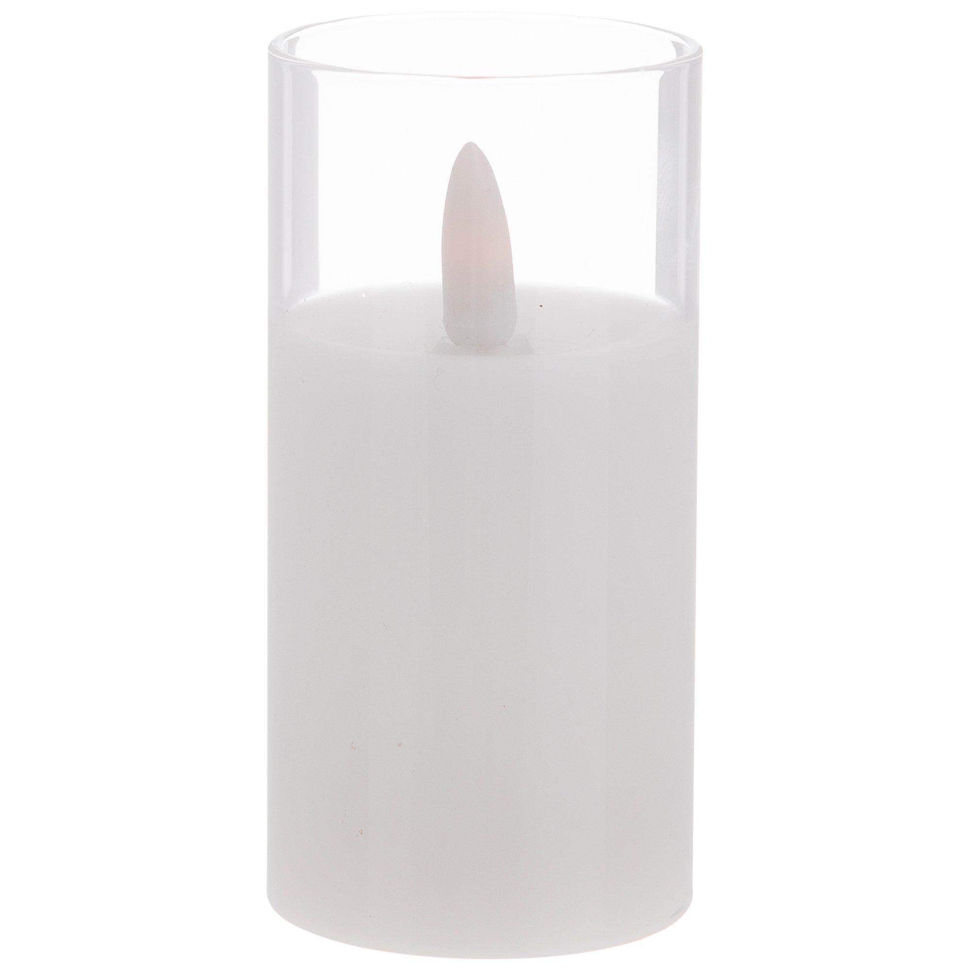 LED Pillar Candle In Glass Hobby Lobby 1942077