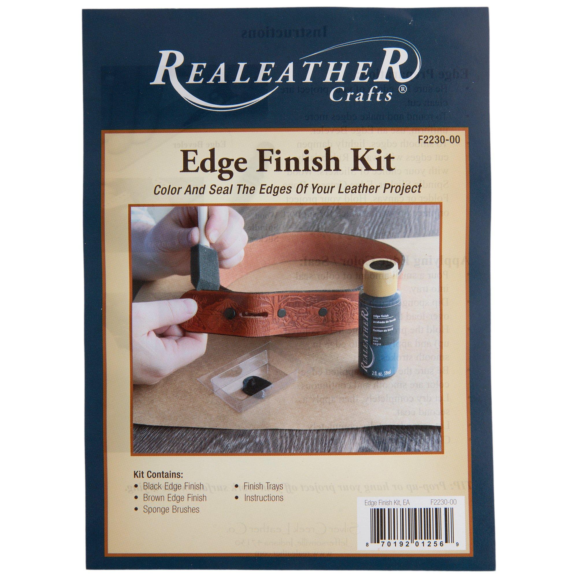 Leather edge finish -  - The Leather