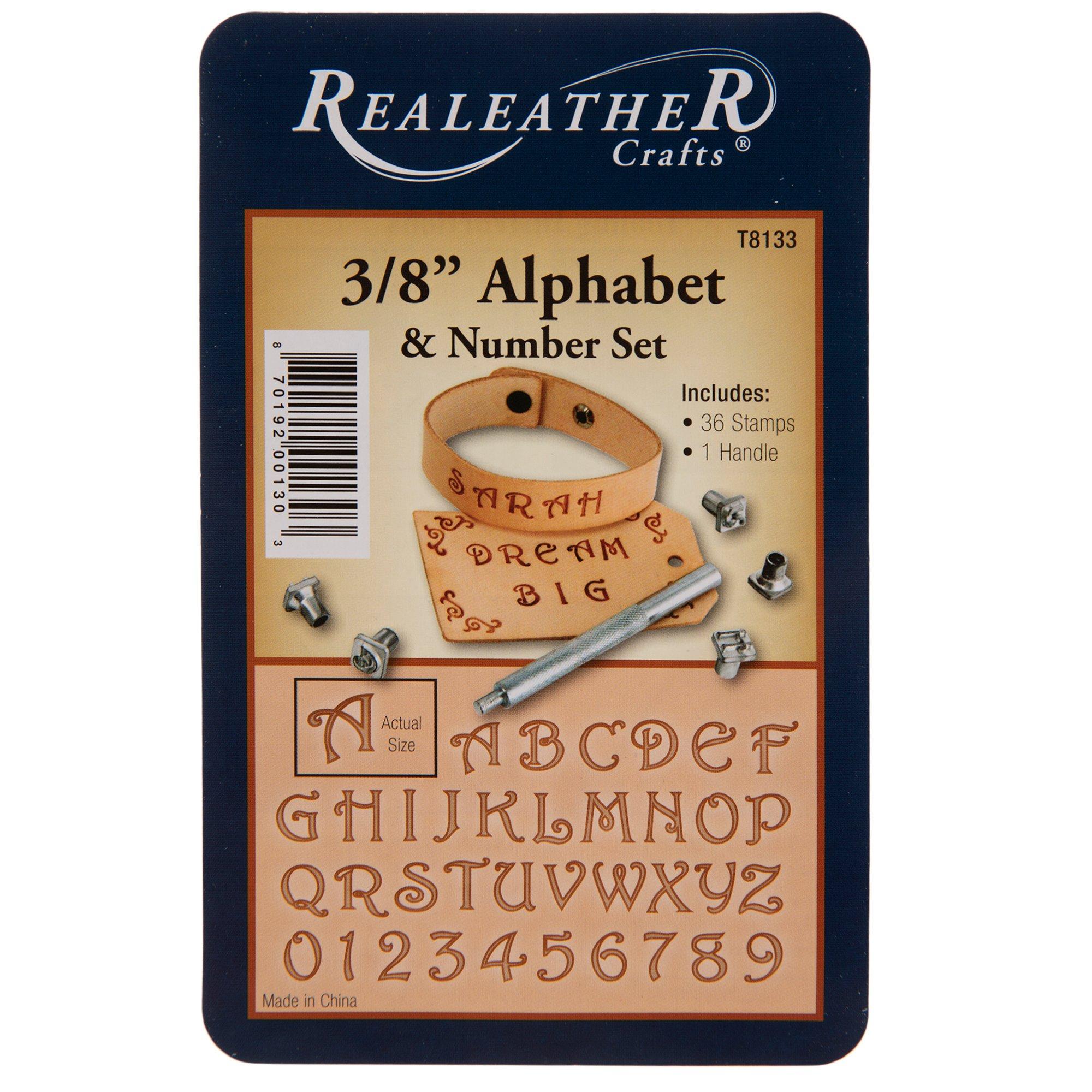 Alphabet & Number Leather Stamping Kit, Hobby Lobby